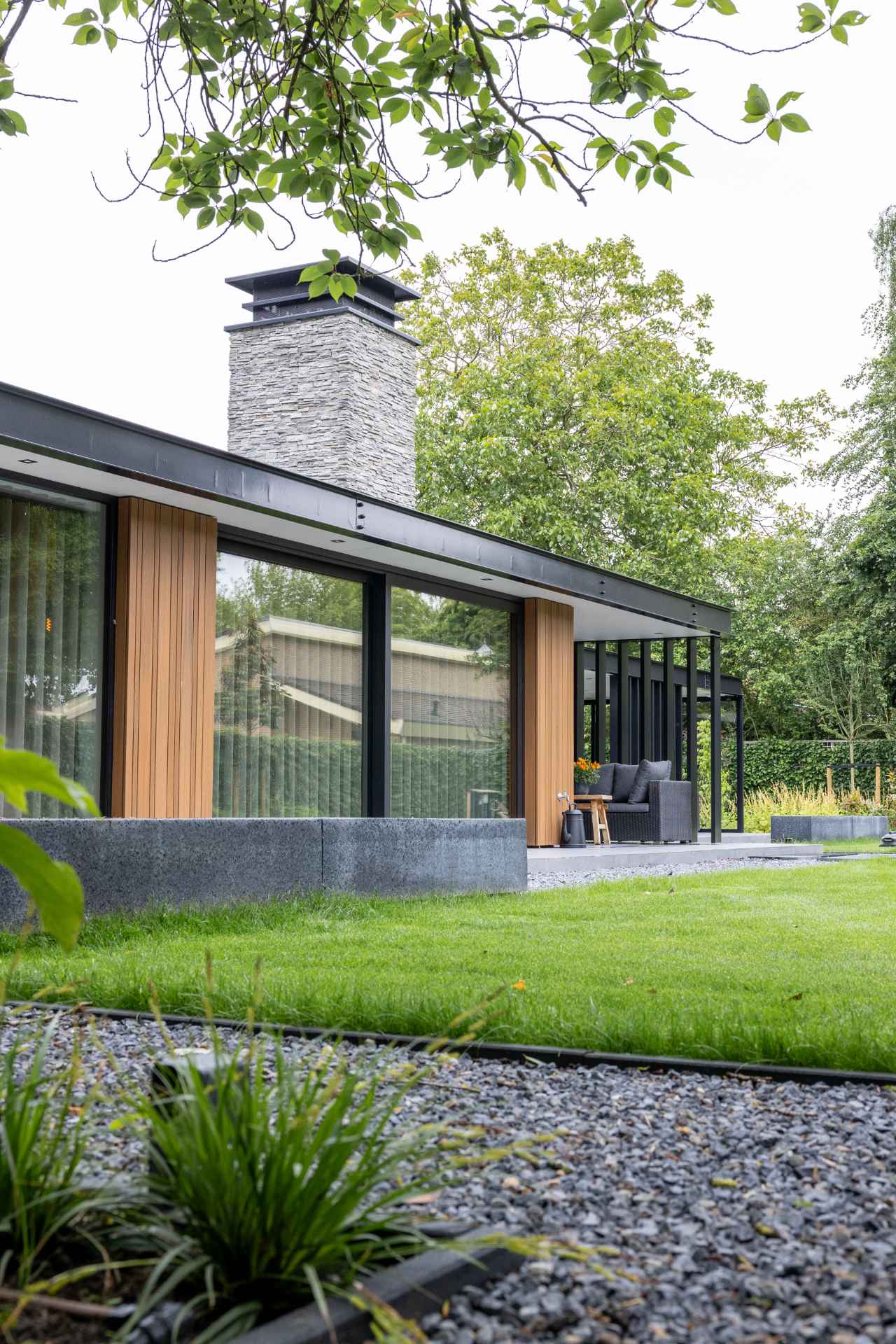 Villa Zwijndrecht tuin in combinatie met woning